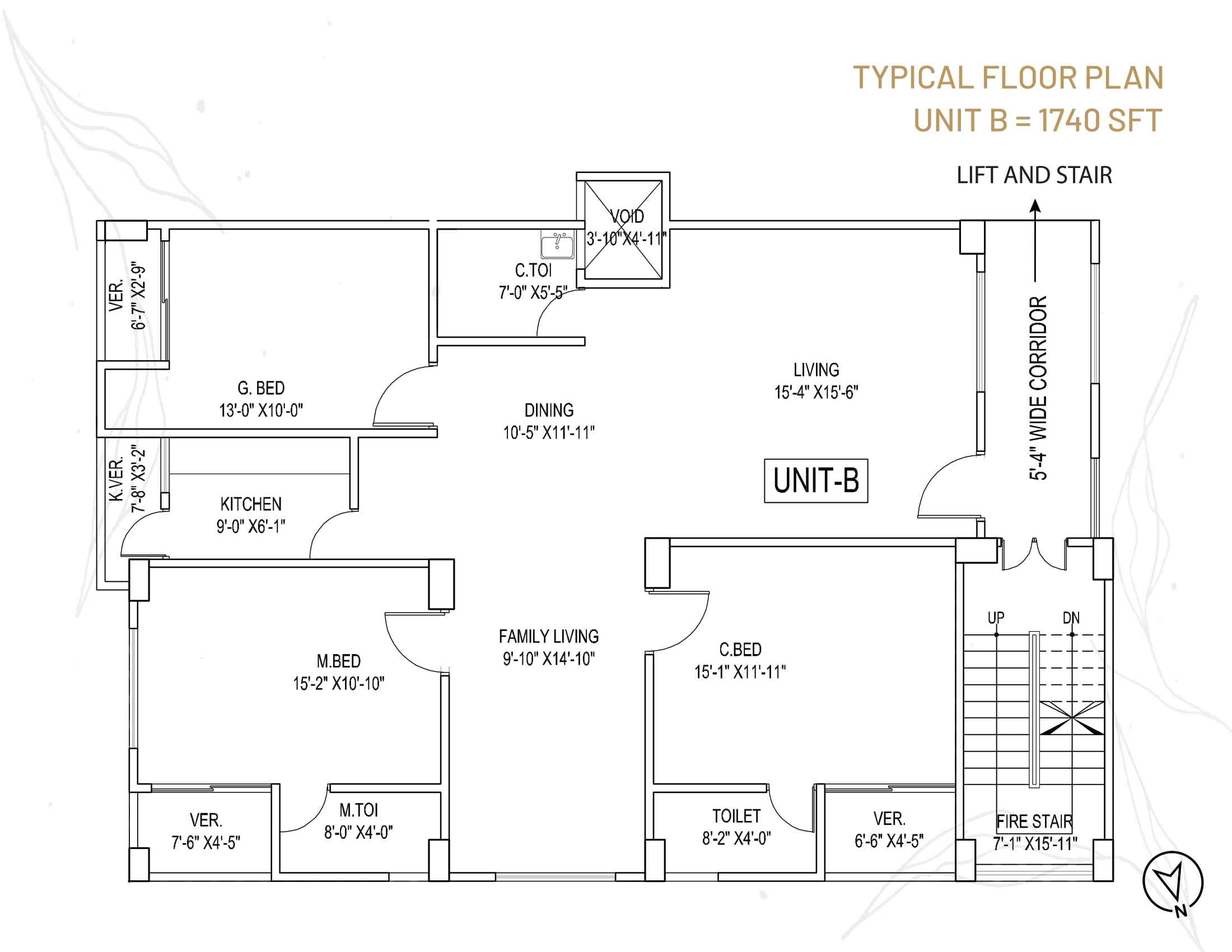 Floor Plan KPL Mollika