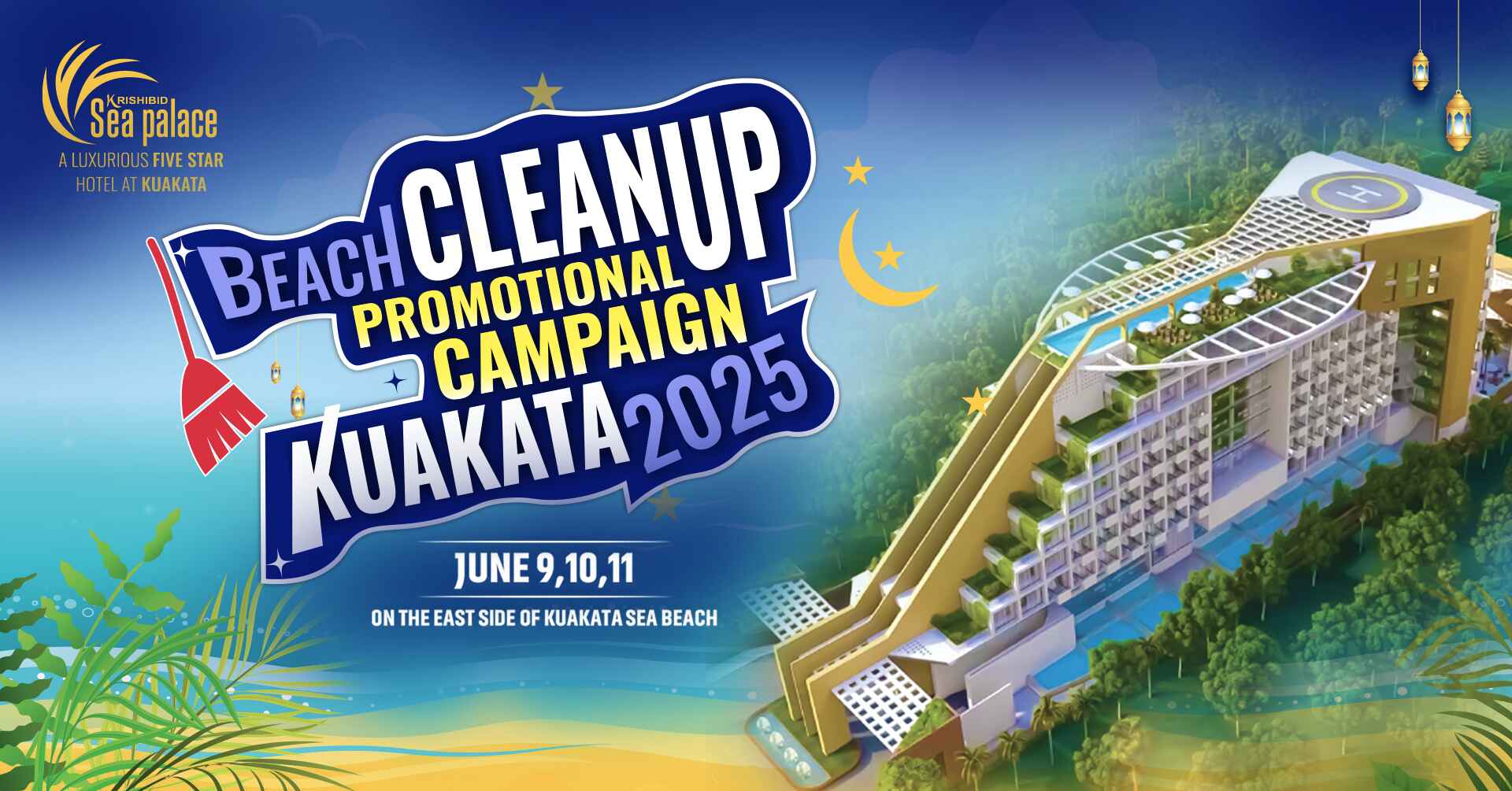 Join the Krishibid Sea Palace Eid Beach Cleanup Campaign 2025