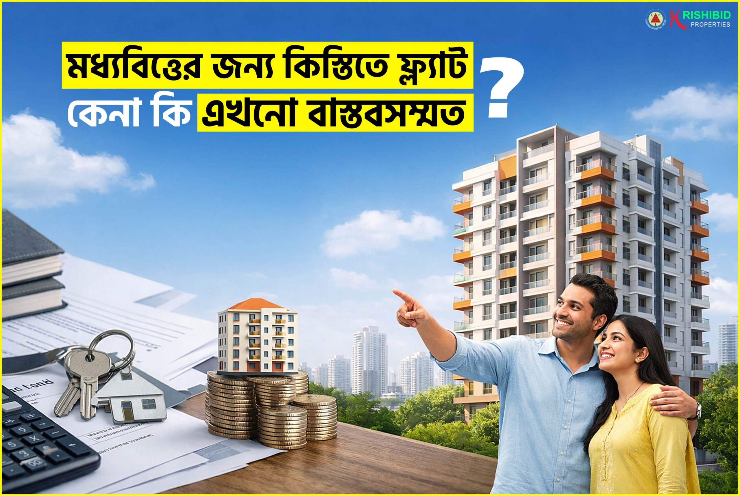মধ্যবিত্তের জন্য কিস্তিতে ফ্ল্যাট কেনা কি এখনো বাস্তবসম্মত