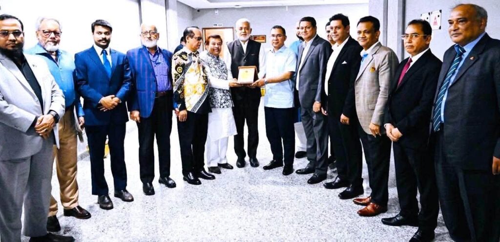 Business professionals at Krishibid Properties Limited event in Bangladesh.